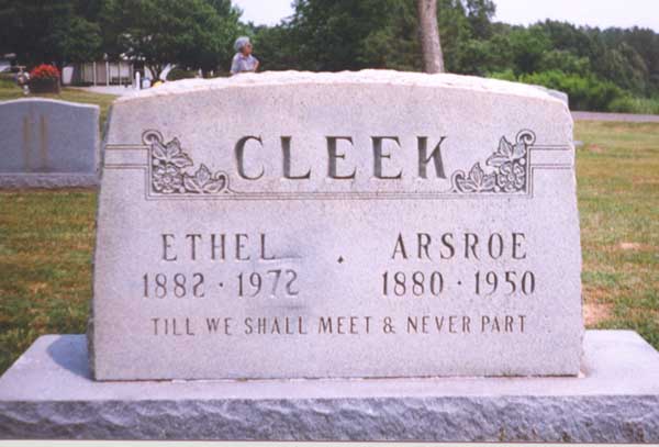 Brasfield, Ethel & Cleek, John Arsroe