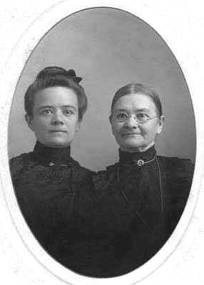 BLAIR, Colorado Maud & MARQUISS, Lydia Mariah - circa 1888